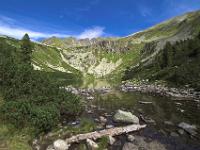 Kessel des Unteren Wildenkarsees mit Bauleiteck